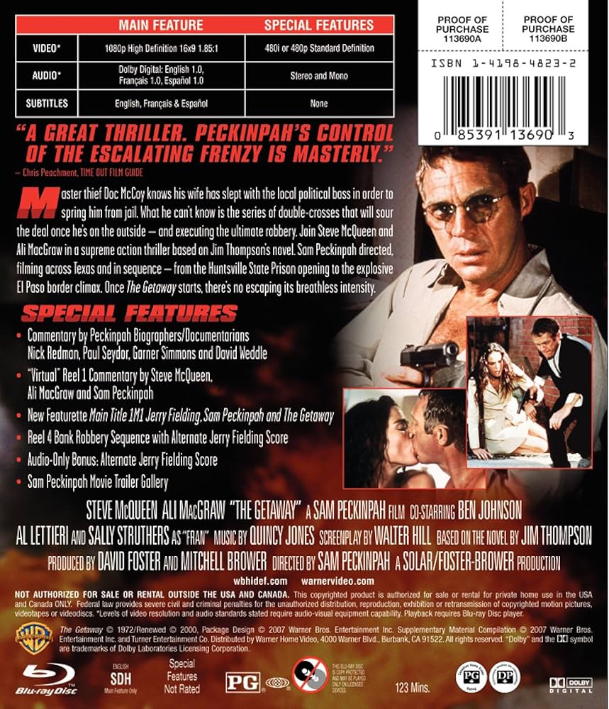 ゲッタウェイ [Blu-ray] The Getaway [Blu-ray]: Amazon.ca: Alec Baldwin, Kim Basinger